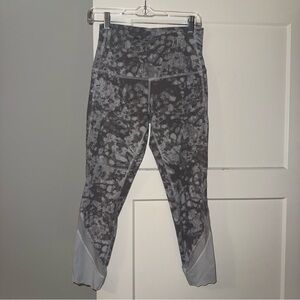 lululemon athletica Gray Patterned Leggings